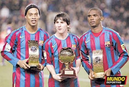 ronnue messi etoo