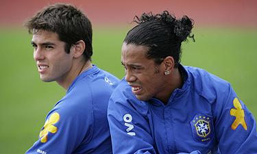 ronaldinho et kaka'