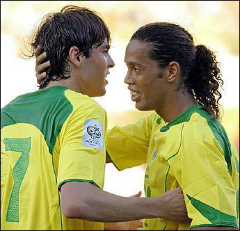 ronaldinho et kaka'